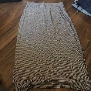 stripped skirt